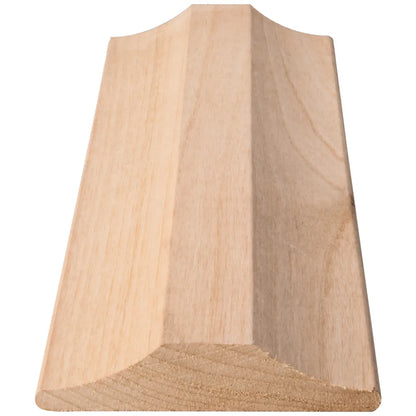 3/4" D x 3-3/16" H Hard Maple Stemware Rail Moulding