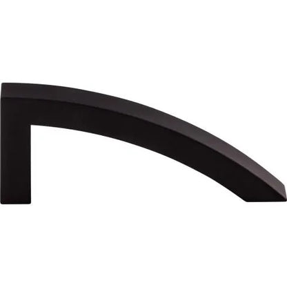 Sloped Pull 3 7/8 Inch (c-c) Flat Black