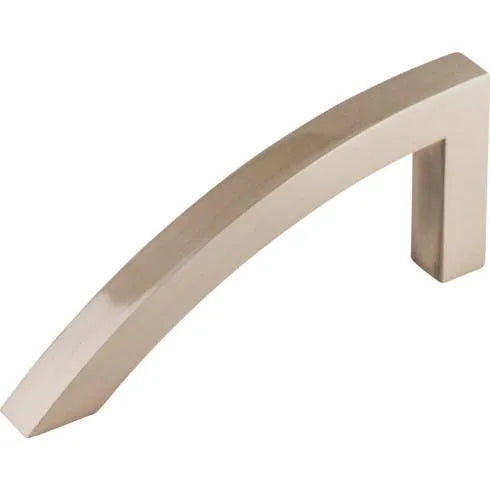 Sloped Pull 3 7/8 Inch (c-c) Polished Nickel