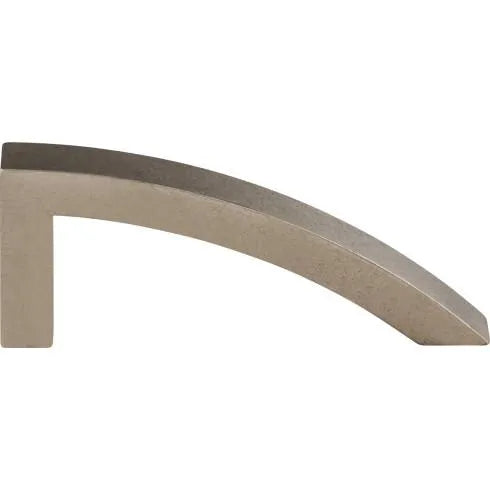 Sloped Pull 3 7/8 Inch (c-c) Pewter Antique