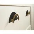 Half Circle Backplate 3 1/2 Inch (c-c) Brushed Satin Nickel