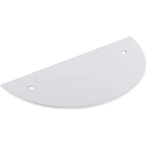 Half Circle Backplate 3 1/2 Inch (c-c) Polished Chrome