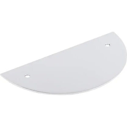 Half Circle Backplate 3 1/2 Inch (c-c) Polished Chrome