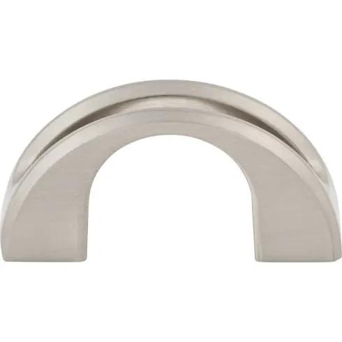 Tango U Finger Pull 1 1/4 Inch (c-c) Brushed Satin Nickel