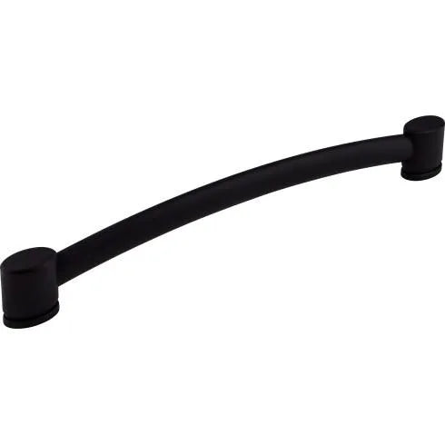 Oval Thin Appliance Pull 12 Inch (c-c) Flat Black