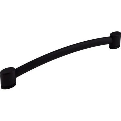 Oval Thin Appliance Pull 12 Inch (c-c) Flat Black