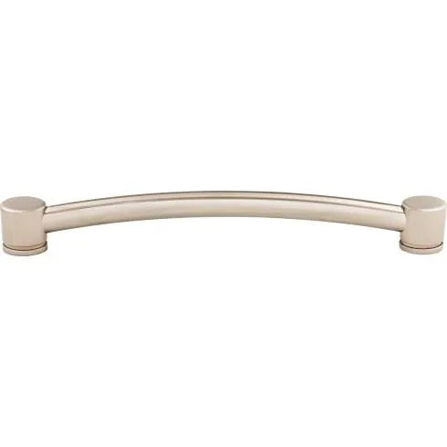 Oval Thin Appliance Pull 12 Inch (c-c) Brushed Satin Nickel