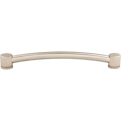 Oval Thin Appliance Pull 12 Inch (c-c) Brushed Satin Nickel