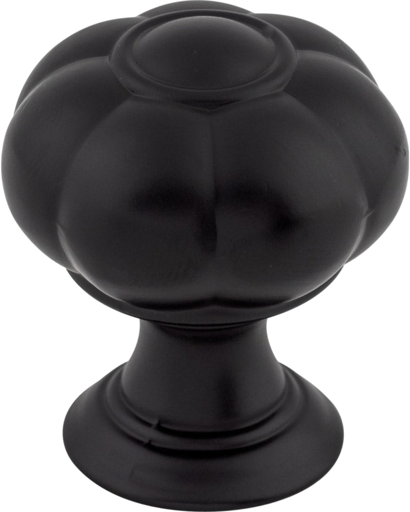 Allington Knob - Flat Black - 1 1/4 Inch