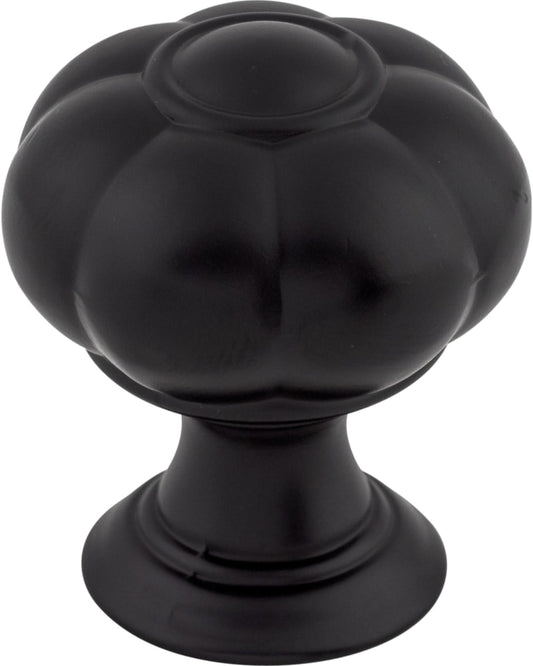 Allington Knob - Flat Black - 1 1/4 Inch
