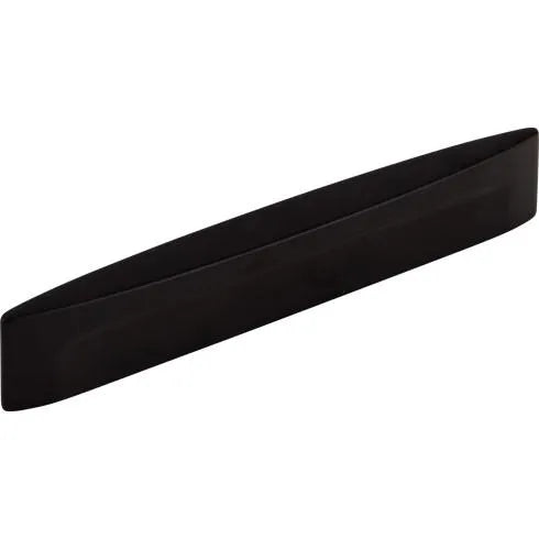 Oval Long Slot Pull 5 Inch (c-c) - Flat Black