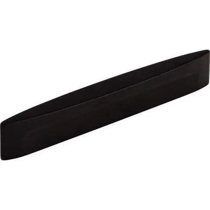 Oval Long Slot Pull 5 Inch (c-c) - Flat Black