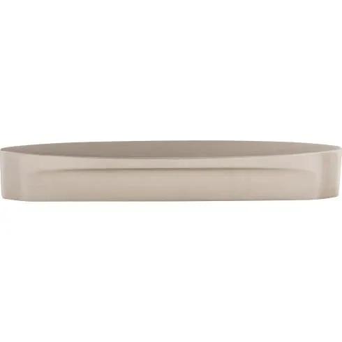 Oval Long Slot Pull - Brushed Satin Nickel