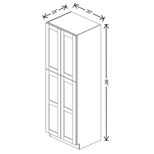 Fabuwood Allure Galaxy Frost Tall Pantry 30"W x 90”H Cabinet