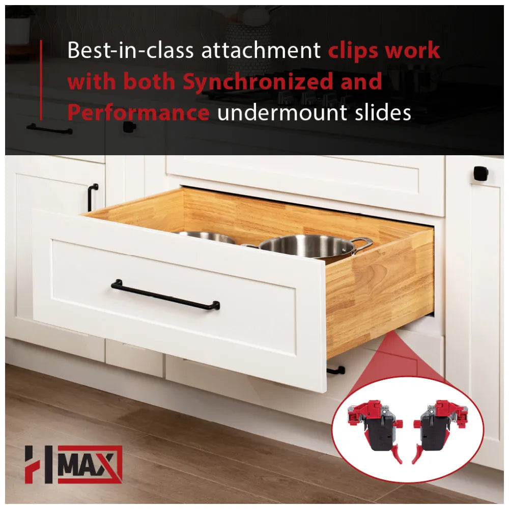 HR MAX™ 4-way Adjustable Clip with Plastic Base for USMAX2 Series Undermount Slides