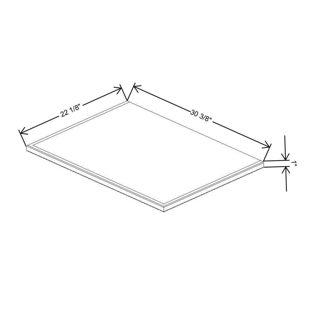 Fabuwood Allure Galaxy Frost Vera Platform for V30 Vanity Cabinet