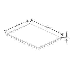 Fabuwood Allure Galaxy Frost Vera Platform for V30 Vanity Cabinet