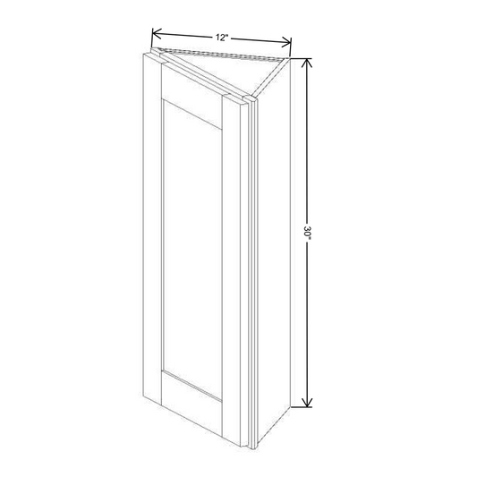 Fabuwood Allure Galaxy Frost Wall End 12"W x 30”H  Cabinet