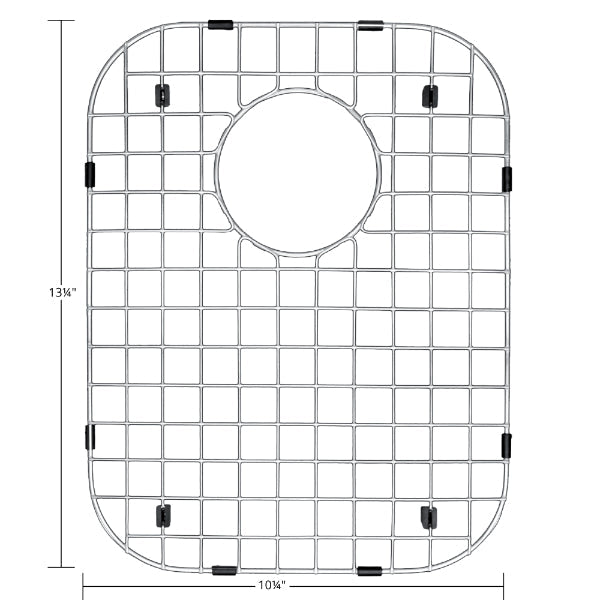 Stainless Steel Bottom Grid - Fits in Small Bowl of Karran Sinks - PU23, PU53
