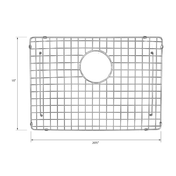 Stainless Steel Bottom Grid - Fits in Karran Sinks - QT-820, QU-820