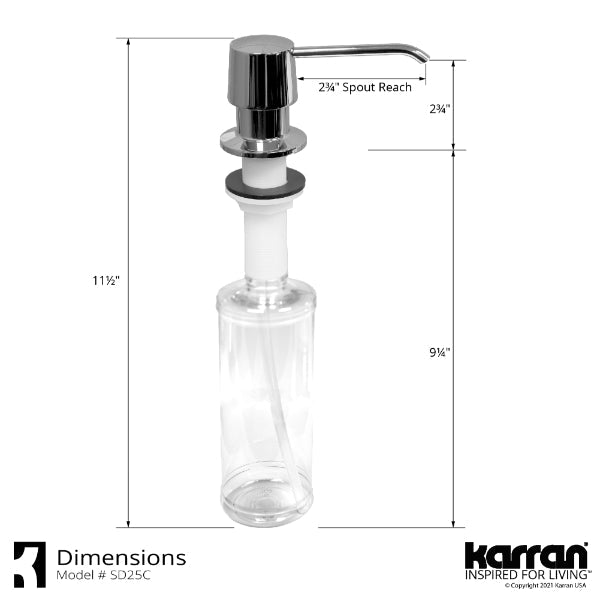 Soap/Lotion Dispenser In Chrome