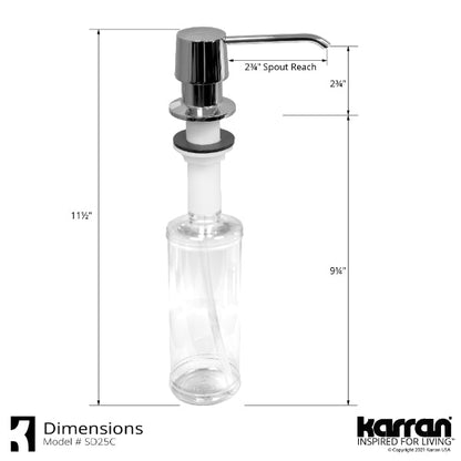 Soap/Lotion Dispenser In Chrome