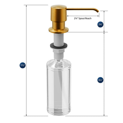 Soap/Lotion Dispenser In Gold