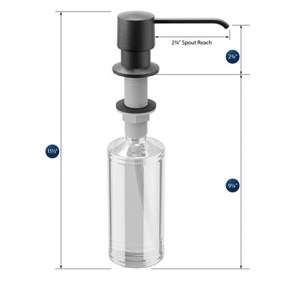Soap/Lotion Dispenser In Gunmetal Grey