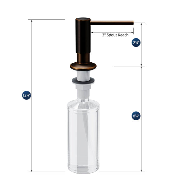 Soap/Lotion Dispenser In Oil-Rubbed Bronze