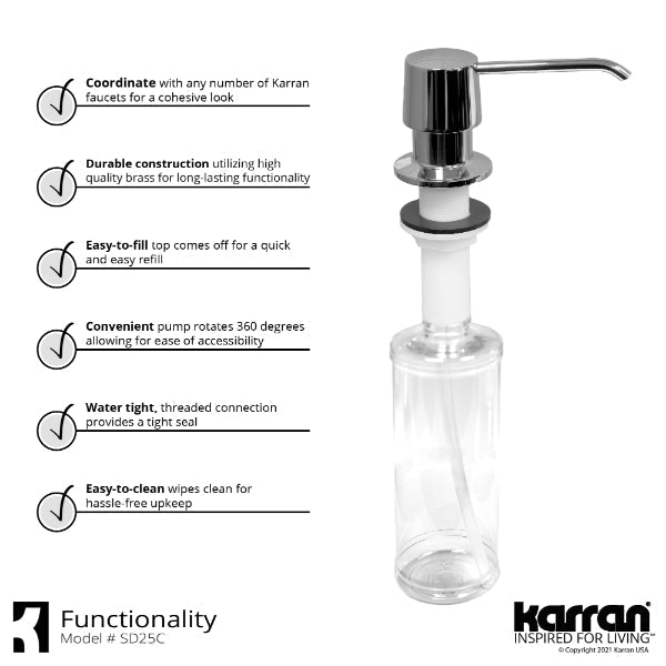 Soap/Lotion Dispenser In Chrome