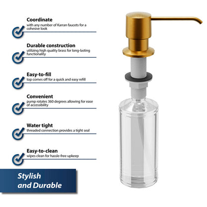 Soap/Lotion Dispenser In Gold