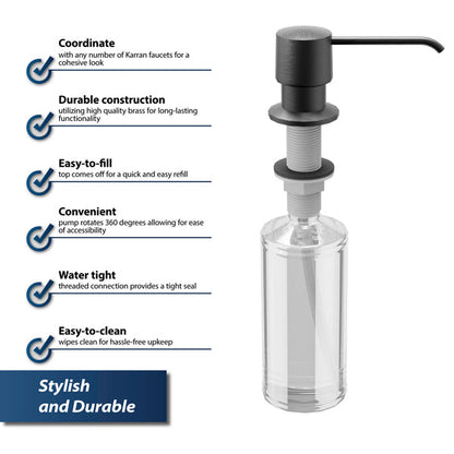Soap/Lotion Dispenser In Gunmetal Grey