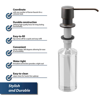 Soap/Lotion Dispenser In Oil-Rubbed Bronze