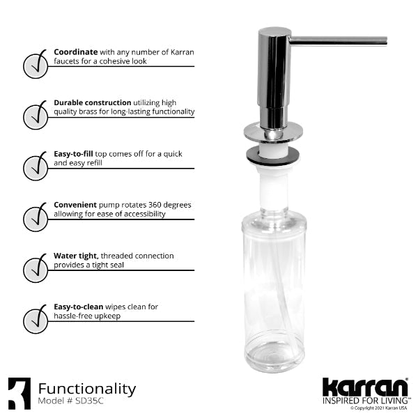 Soap/Lotion Dispenser In Chrome