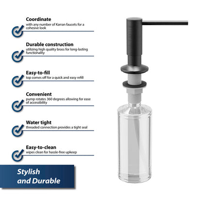 Soap/Lotion Dispenser In Gunmetal Grey