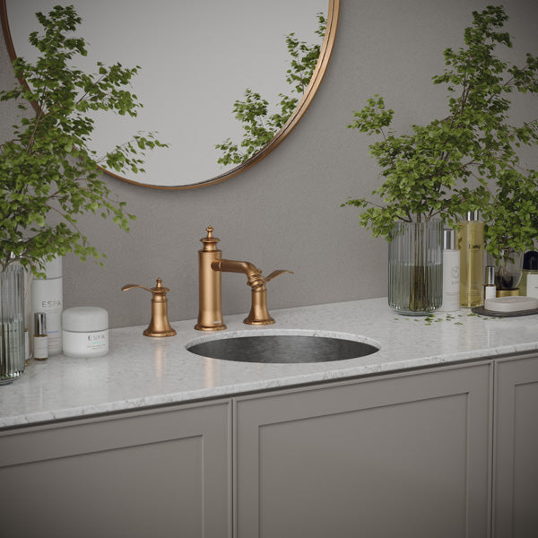 15-3/4" Undermount Stainless Steel Bathroom Sink In Stainless Steel