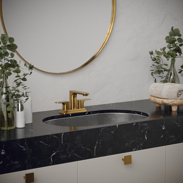 27-1/2" Undermount Stainless Steel Bathroom Sink In Stainless Steel