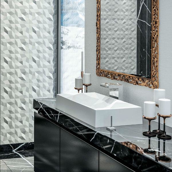 28-1/8" Vessel Quartz Composite Bathroom Sink In White