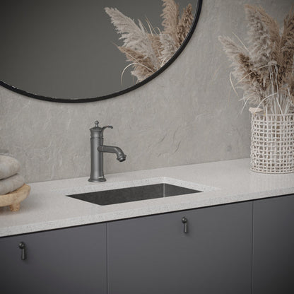 21-5/8" Undermount Stainless Steel Bathroom Sink In Stainless Steel