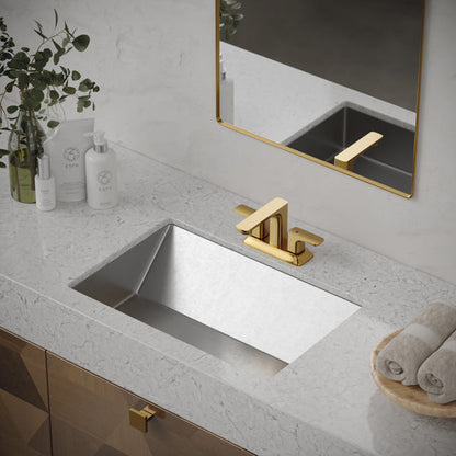 23-5/8" Undermount Stainless Steel Bathroom Sink In Stainless Steel