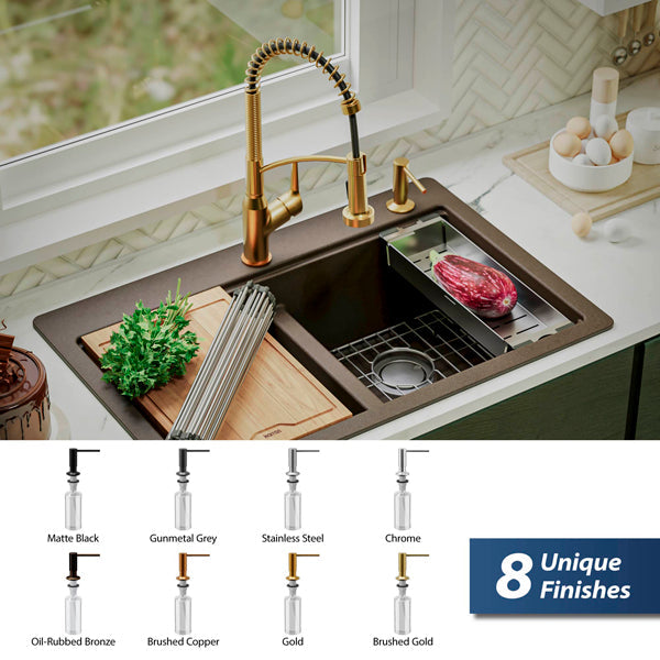 Soap/Lotion Dispenser In Gold
