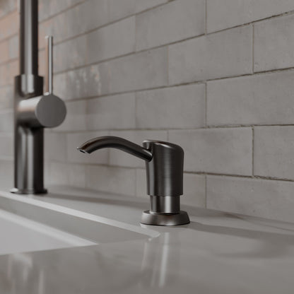 Karran SD45 Soap Dispenser In Spot-Free Gunmetal Grey
