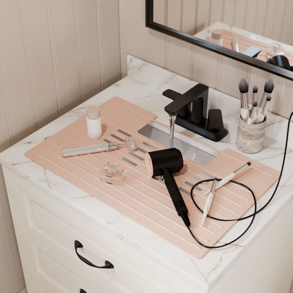Light Pink Vanity Bowl Mat