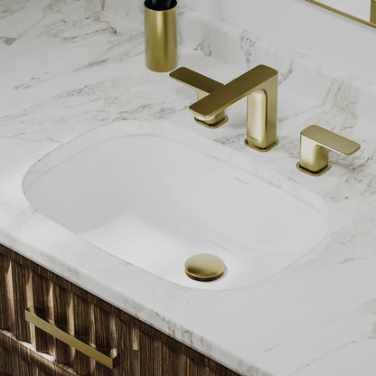Valera 20" Oval Undermount Vitreous China Bathroom Sink In White