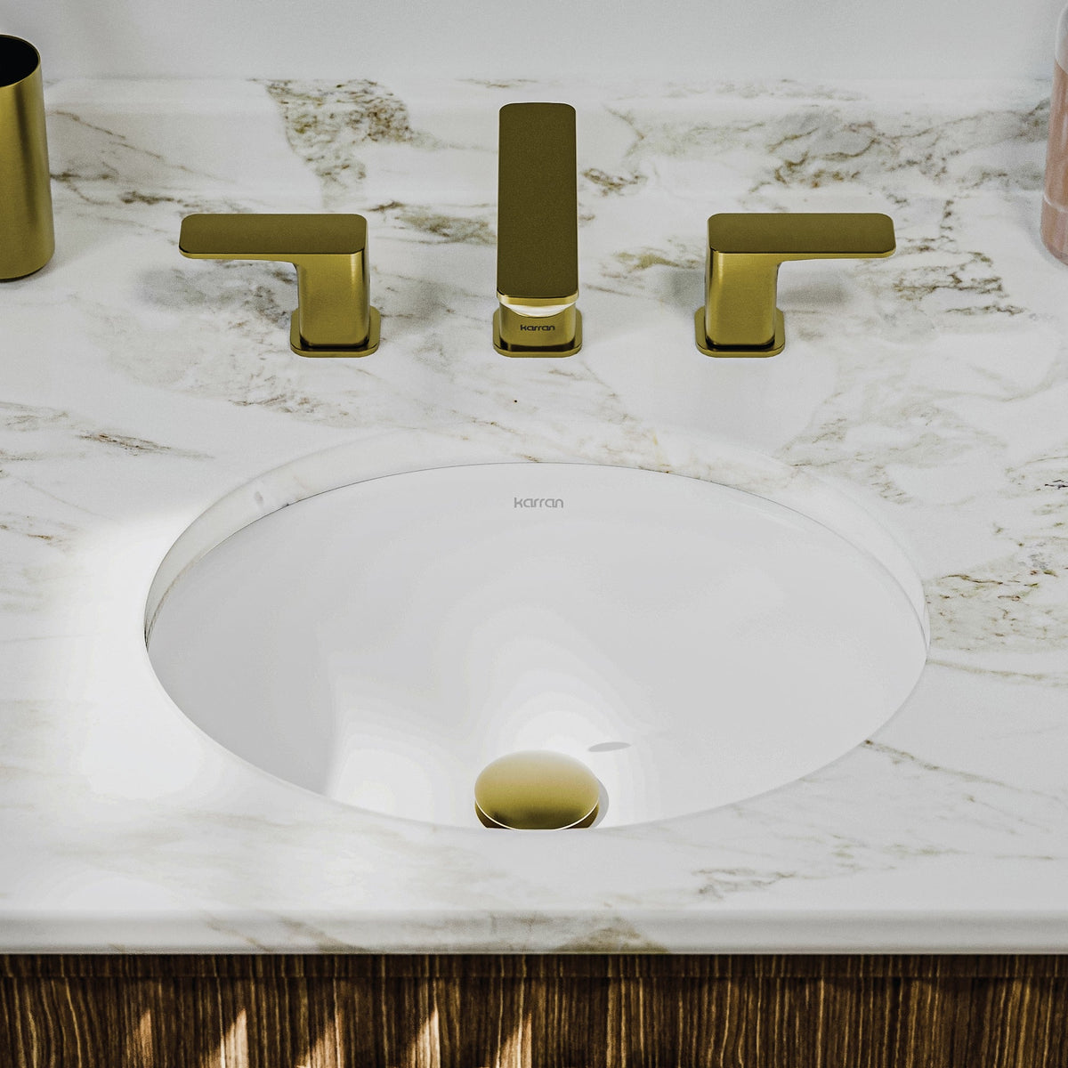 Valera 17" Oval Undermount Vitreous China Bathroom Sink In White