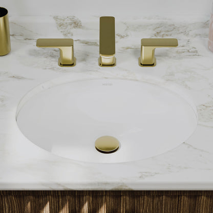 Valera 19" Oval Undermount Vitreous China Bathroom Sink In White