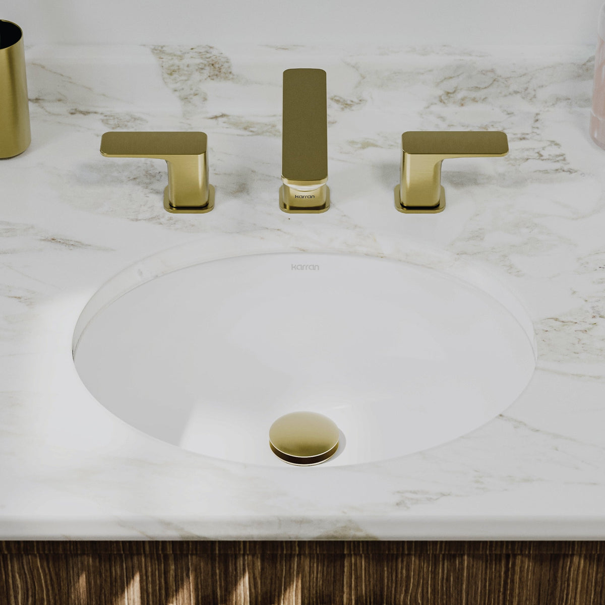 Valera 18" Oval Undermount Vitreous China Bathroom Sink In White