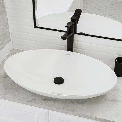 27" Vessel Vitreous China Bathroom Sink In White