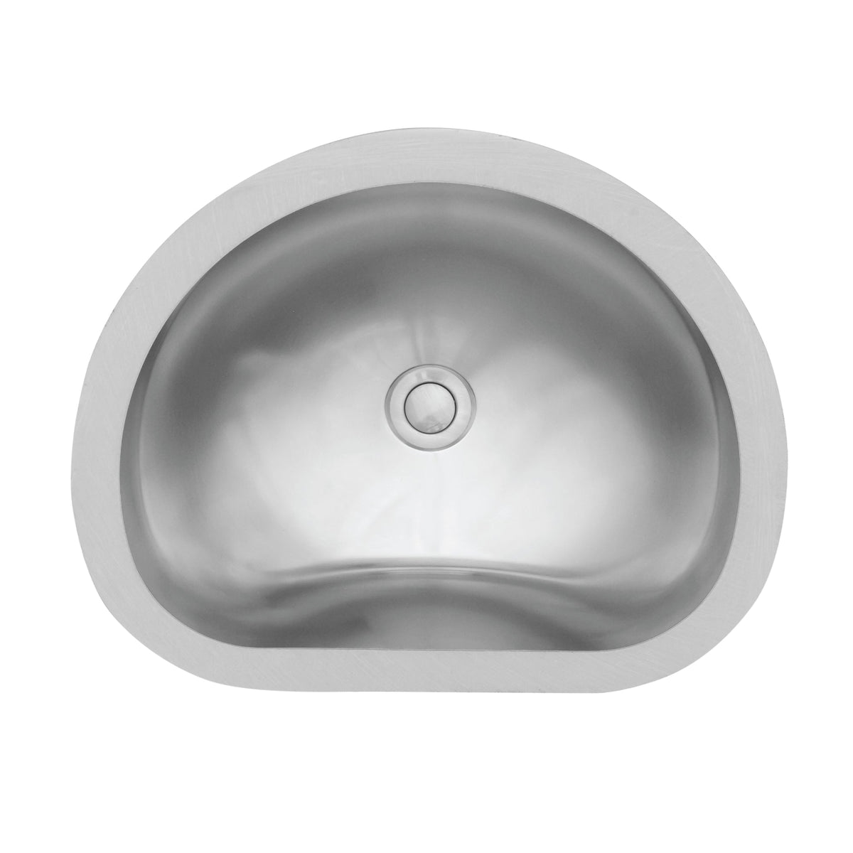 18" Seamless Undermount Stainless Steel Bathroom Sink