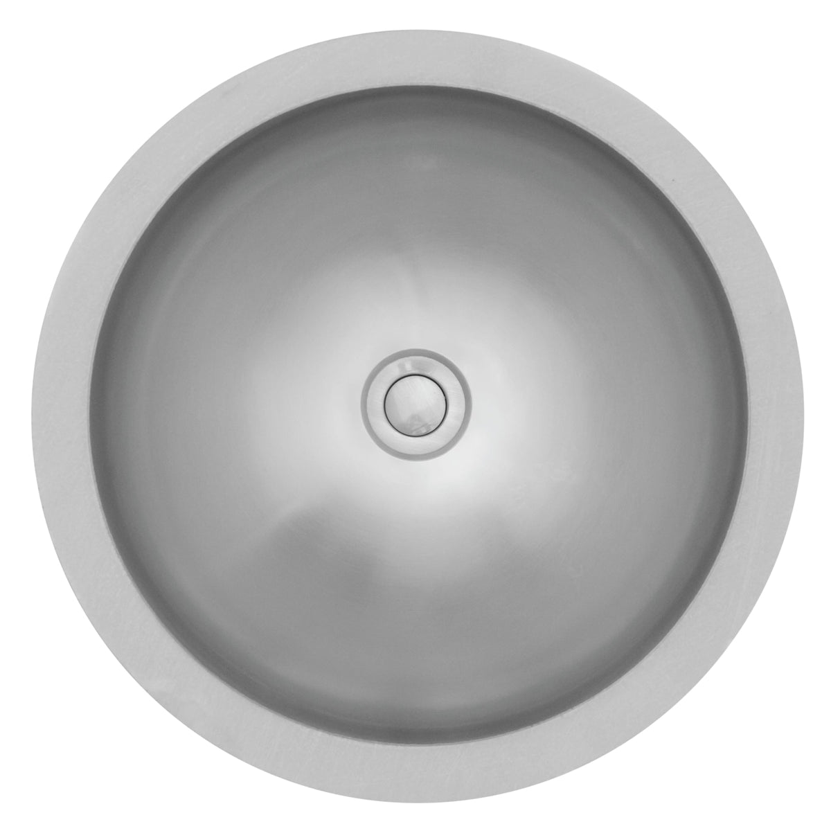 15-1/4" Seamless Undermount Stainless Steel Bathroom Sink